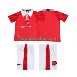 Dječja Domaći Home Dresova Manchester United Retro 1996 1997 Kratkih Rukava