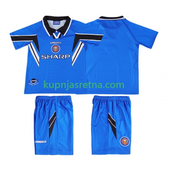 Dječja Treći Dresova Manchester United Retro 1996 1998 Kratkih Rukava