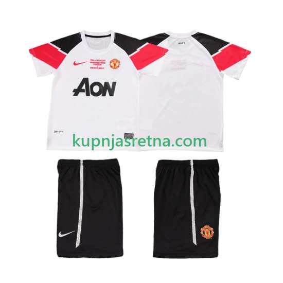 Dječja Treći Dresova Manchester United Retro Champions League 2011 2012 Kratkih Rukava