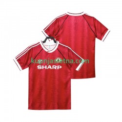 Muškarci Domaći Home Dresova Manchester United Retro 1990 1992 Kratkih Rukava