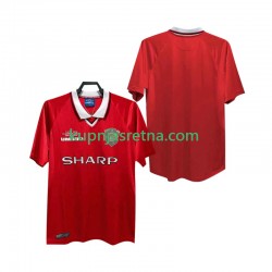 Muškarci Domaći Home Dresova Manchester United Retro 1999 2000 Kratkih Rukava
