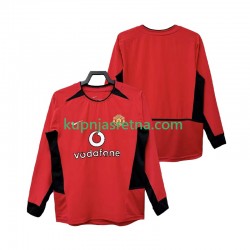 Muškarci Domaći Home Dresova Manchester United Retro 2002 2004 Dugim Rukavima