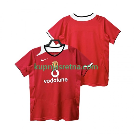 Muškarci Domaći Home Dresova Manchester United Retro 2005 2006 Kratkih Rukava