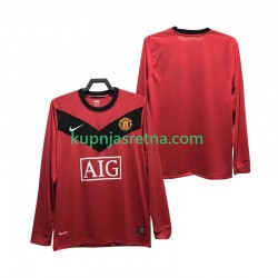 Muškarci Domaći Home Dresova Manchester United Retro 2009 2010 Dugim Rukavima