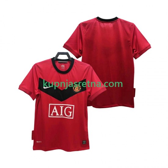 Muškarci Domaći Home Dresova Manchester United Retro 2009 2010 Kratkih Rukava