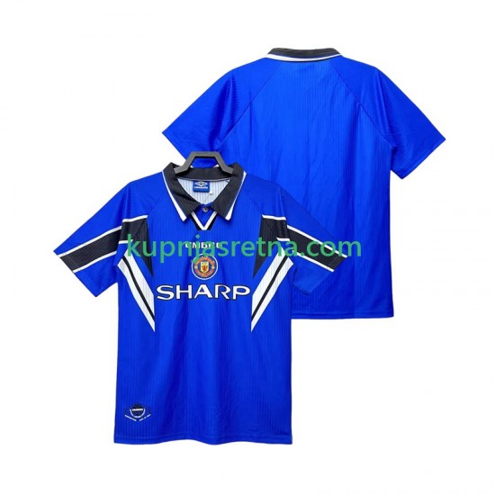 Muškarci Treći Dresova Manchester United Retro 1996 1998 Kratkih Rukava