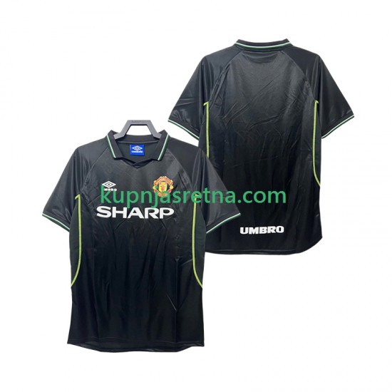 Muškarci Treći Dresova Manchester United Retro 1998 1999 Kratkih Rukava