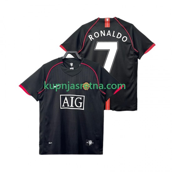 Muškarci Gostujući Away Dresova Manchester United Ronaldo 7 Retro 2007 2008 Kratkih Rukava