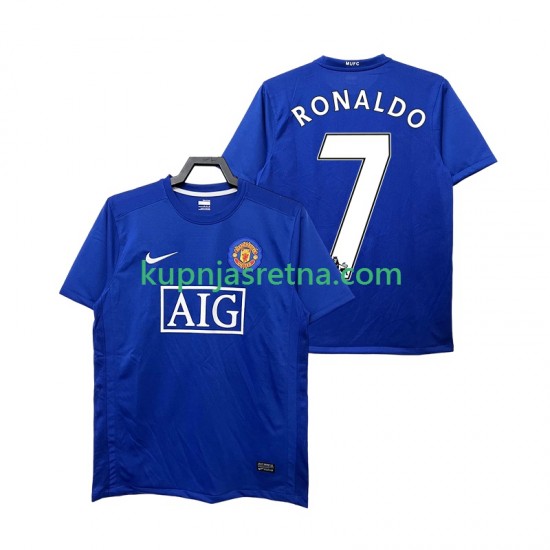 Muškarci Treći Dresova Manchester United Ronaldo 7 Retro 2008 2009 Kratkih Rukava