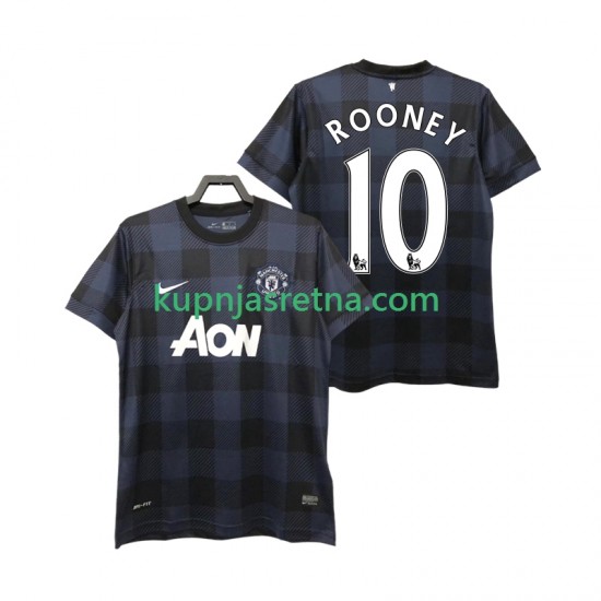 Muškarci Gostujući Away Dresova Manchester United Rooney 10 Retro 2013 2014 Kratkih Rukava