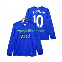 Muškarci Treći Dresova Manchester United Rooney 10 Retro 2008 2009 Dugim Rukavima