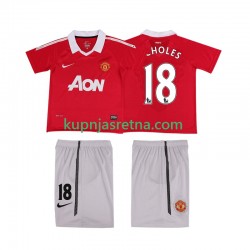 Dječja Domaći Home Dresova Manchester United SCHOLES 18 Retro 2010 2011 Kratkih Rukava