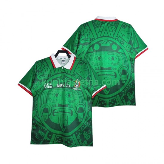 Muškarci Domaći Home Dresova Meksiko Retro 1998 Kratkih Rukava