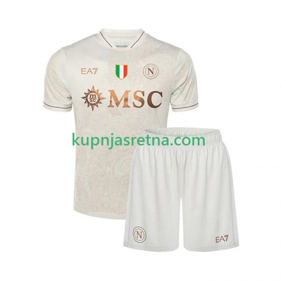 Dječja Gostujući Away Dresova Napoli 2025-2026 Kratkih Rukava