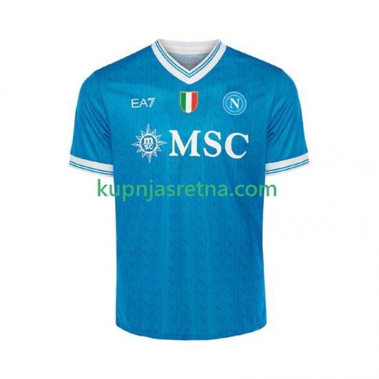 Muškarci Domaći Home Dresova Napoli 2025-2026 Kratkih Rukava
