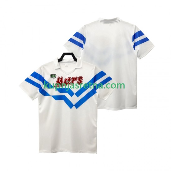 Muškarci Gostujući Away Dresova Napoli Retro 1988 1989 Kratkih Rukava