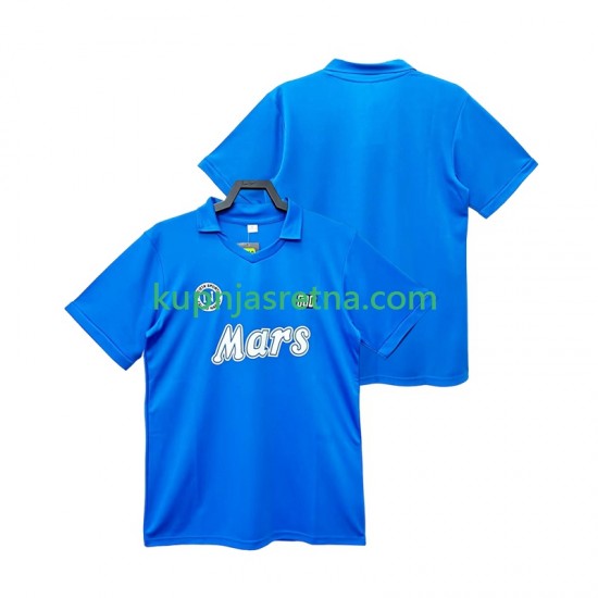 Muškarci Domaći Home Dresova Napoli Retro 1988 1989 Kratkih Rukava