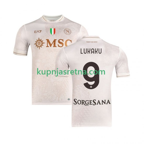 Muškarci Gostujući Away Dresova Napoli Romelu Lukaku 9 2025-2026 Kratkih Rukava
