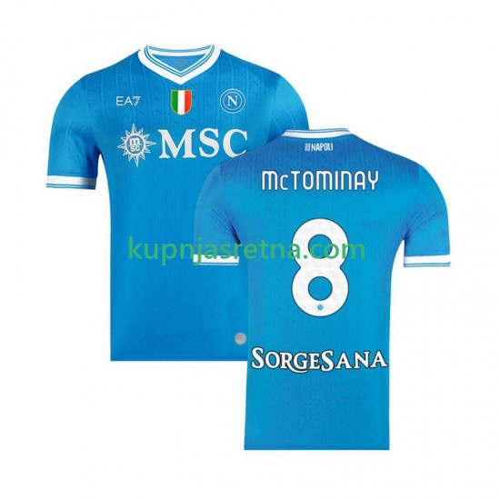 Muškarci Domaći Home Dresova Napoli Scott McTominay 8 2025-2026 Kratkih Rukava