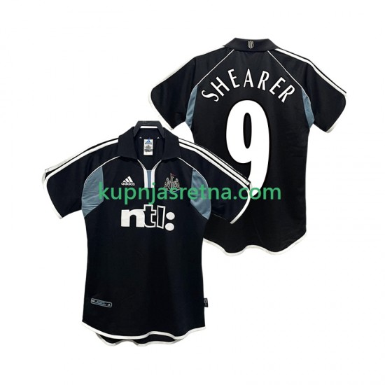 Muškarci Gostujući Away Dresova Newcastle United SHEARER 9 Retro 2000 2001 Kratkih Rukava