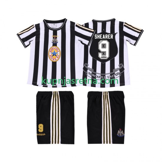 Dječja Domaći Home Dresova Newcastle United SHEARER 9 Retro 1997 1999 Kratkih Rukava