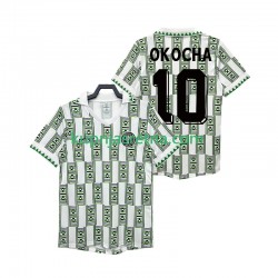 Muškarci Gostujući Away Dresova Nigerija OKOCHA 10 Retro 1994 Kratkih Rukava Muškarci Gostujući Away Dresova Nigerija OKOCHA 10 Retro 1994 Kratkih Rukava