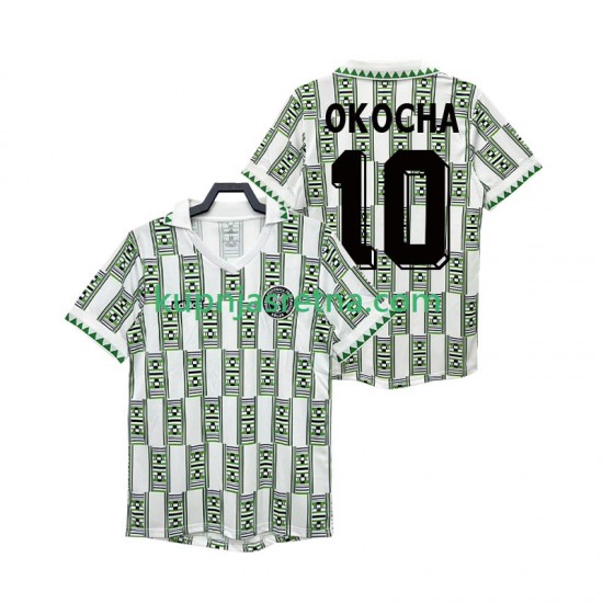 Muškarci Gostujući Away Dresova Nigerija OKOCHA 10 Retro 1994 Kratkih Rukava