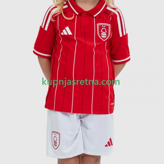 Dječja Domaći Home Dresova Nottingham Forest 2025-2026 Kratkih Rukava