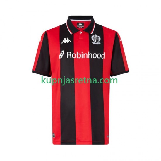 Muškarci Domaći Home Dresova OGC Nice 2025-2026 Kratkih Rukava