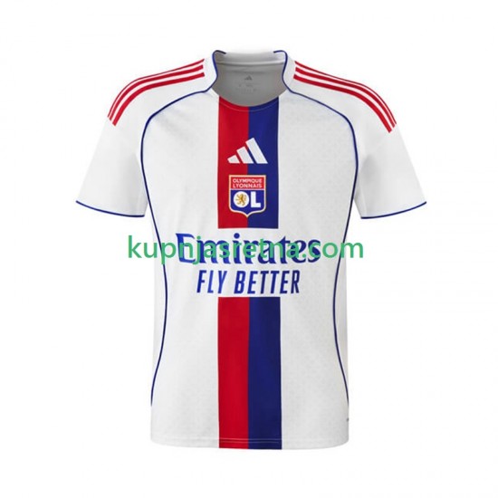 Muškarci Domaći Home Dresova Olympique Lyonnais 2025-2026 Kratkih Rukava