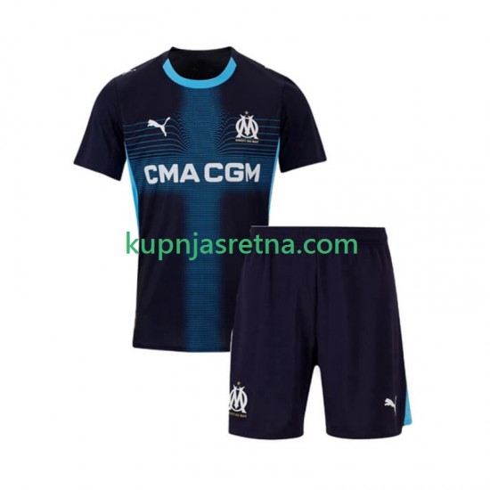 Dječja Gostujući Away Dresova Olympique de Marseille 2025-2026 Kratkih Rukava