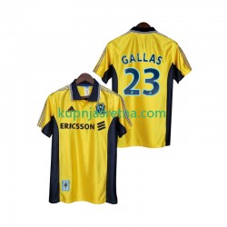 Muškarci Treći Dresova Olympique de Marseille Gallas 23 Retro 1998 1999 Kratkih Rukava
