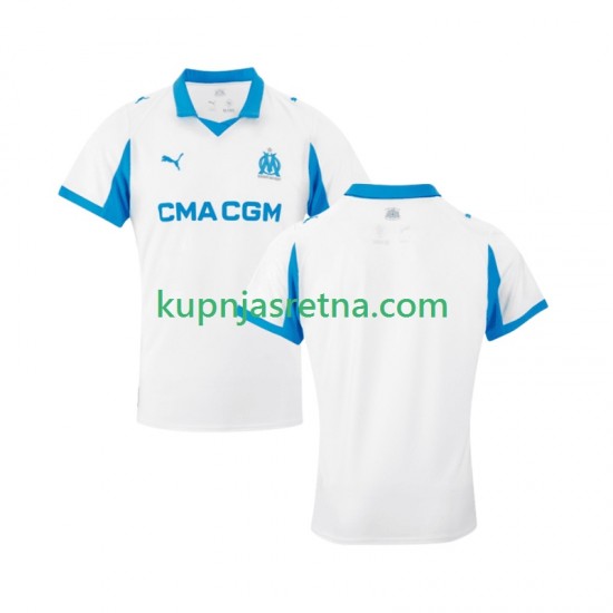 Muškarci Domaći Home Dresova Olympique de Marseille 2025-2026 Kratkih Rukava