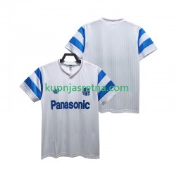 Muškarci Domaći Home Dresova Olympique de Marseille Retro 1990 Kratkih Rukava
