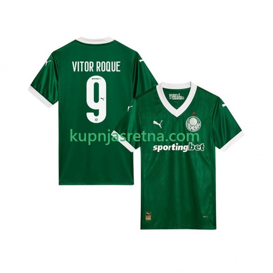 Muškarci Domaći Home Dresova Palmeiras Vitor Roque 9 2025-2026 Kratkih Rukava