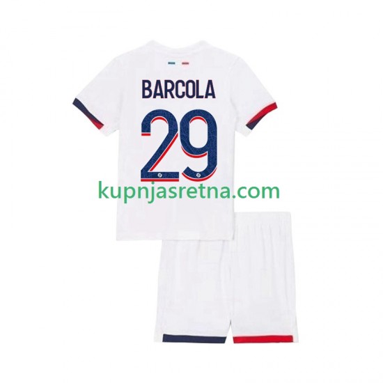 Dječja Gostujući Away Dresova Paris Saint-Germain Bradley Barcola 29 2025-2026 Kratkih Rukava