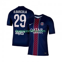 Muškarci Domaći Home Dresova Paris Saint-Germain Bradley Barcola 29 2025-2026 Kratkih Rukava Muškarci Domaći Home Dresova Paris Saint-Germain Bradley Barcola 29 2025-2026 Kratkih Rukava