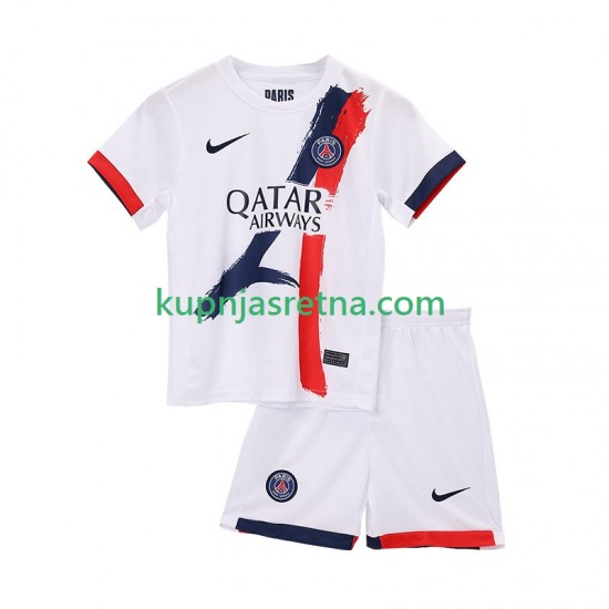 Dječja Gostujući Away Dresova Paris Saint-Germain 2025-2026 Kratkih Rukava