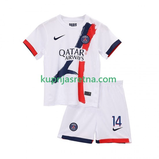 Dječja Gostujući Away Dresova Paris Saint-Germain Desire Doue 14 2025-2026 Kratkih Rukava
