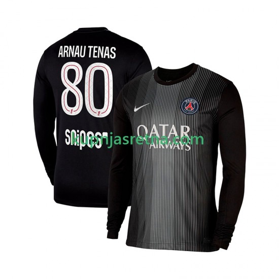 Muškarci Domaći Home Golmanski Dresova Paris Saint-Germain Arnau Tenas 80 2025-2026 Dugim Rukavima