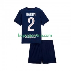 Dječja Domaći Home Dresova Paris Saint-Germain Hakimi 2 2025-2026 Kratkih Rukava Dječja Domaći Home Dresova Paris Saint-Germain Hakimi 2 2025-2026 Kratkih Rukava