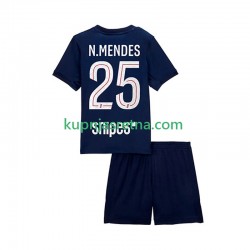 Dječja Domaći Home Dresova Paris Saint-Germain Nuno Mendes 25 2025-2026 Kratkih Rukava Dječja Domaći Home Dresova Paris Saint-Germain Nuno Mendes 25 2025-2026 Kratkih Rukava