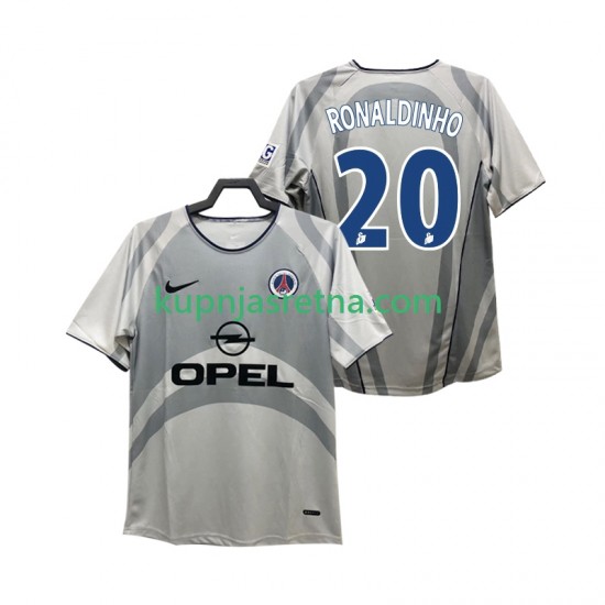 Muškarci Gostujući Away Dresova Paris Saint-Germain RONALDINHO 20 Retro 2001 2002 Kratkih Rukava