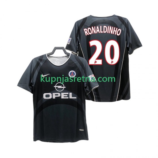 Muškarci Treći Dresova Paris Saint-Germain RONALDINHO 20 Retro 2001 2002 Kratkih Rukava
