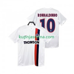 Muškarci Gostujući Away Dresova Paris Saint-Germain RONHALDINHO 10 Retro 2002 2003 Kratkih Rukava Muškarci Gostujući Away Dresova Paris Saint-Germain RONHALDINHO 10 Retro 2002 2003 Kratkih Rukava