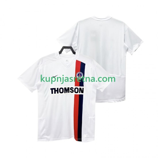 Muškarci Gostujući Away Dresova Paris Saint-Germain Retro 2002 2003 Kratkih Rukava