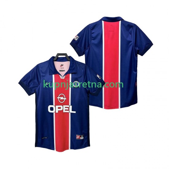 Muškarci Domaći Home Dresova Paris Saint-Germain Retro 1998 1999 Kratkih Rukava