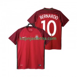 Muškarci Domaći Home Dresova Portugal BERNARDO 10 Retro 2016 Kratkih Rukava