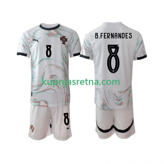 Dječja Gostujući Away Dresova Portugal Bruno Fernandes 8 2025-2026 Kratkih Rukava