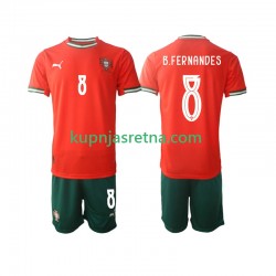 Dječja Domaći Home Dresova Portugal Bruno Fernandes 8 2025-2026 Kratkih Rukava Dječja Domaći Home Dresova Portugal Bruno Fernandes 8 2025-2026 Kratkih Rukava